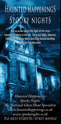 Haunted Happenings the UK's No. 1 ghost hunting company